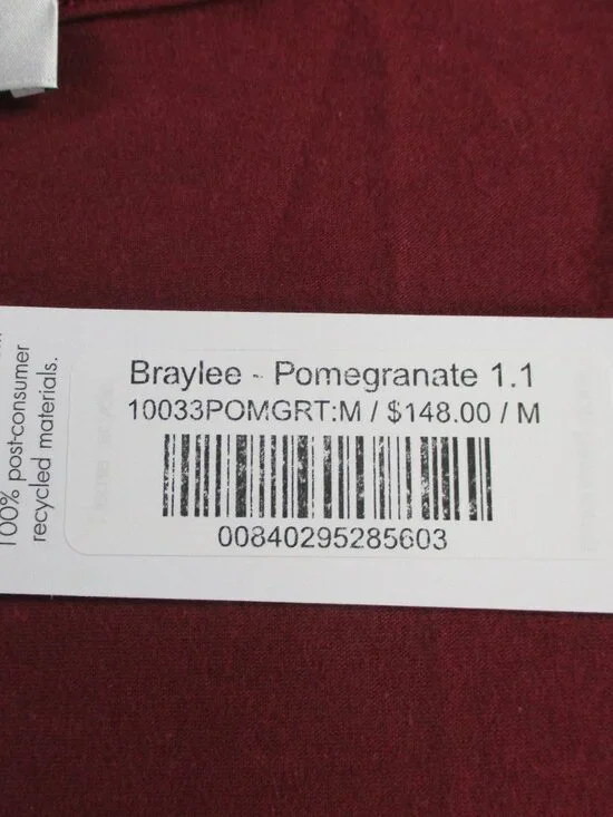 Amour Vert Braylee Reverie Dress Womens Medium Red Pomegranate Mini NEW $148 - Picture 6 of 11